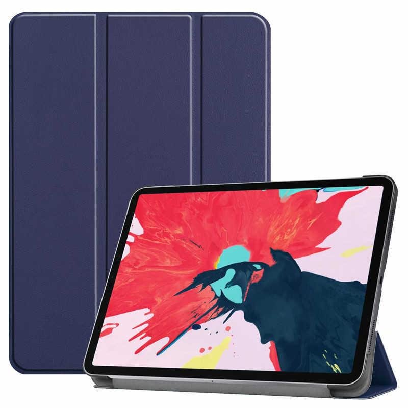 Apple iPad Pro 11 2. Nesil 2020 Kılıf Smart Cover Tablet Kılıfı Lacivert