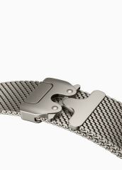 Apple Watch 6 5 4 3 2 1 SE 42 44 mm Uyumlu Hasır Çelik Örgü Kordon Premium Çelik Kayış Kilitli Toka