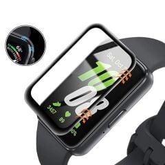 Galaxy Fit 3 uyumlu Ekran Koruyucu 3D Tam Kapatan Kavisli PPMA Nano Cam