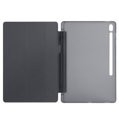 Galaxy Tab S10 FE+ Plus 13.1'' SM-X620 2025 uyumlu Kapaklı Kılıf Kalem Bölmeli Standlı Uyku Modlu