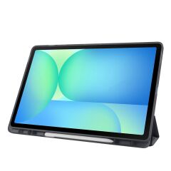 Galaxy Tab S10 FE+ Plus 13.1'' SM-X620 2025 uyumlu Kapaklı Kılıf Kalem Bölmeli Standlı Uyku Modlu