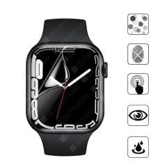 Apple Watch 8 45 mm uyumlu Ekran Koruyucu TPU Saat Ekranı Koruma