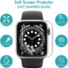 Apple Watch 8 45 mm uyumlu Ekran Koruyucu TPU Saat Ekranı Koruma