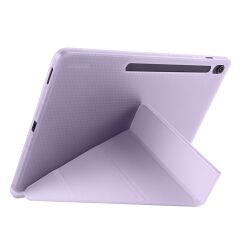 Galaxy Tab S10 FE+ Plus 13.1'' SM-X620 2025 uyumlu Kapaklı Kılıf Kalem Bölmeli Standlı Uyku Modlu Lila
