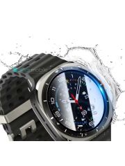 Samsung Galaxy Watch Ultra 47 mm uyumlu Ekran Koruyucu 3D Tam Kapatan Kavisli PPMA Nano Cam