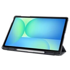 Galaxy Tab S10 FE+ Plus 13.1'' SM-X620 2025 uyumlu Kapaklı Kılıf Kalem Bölmeli Standlı Uyku Modlu