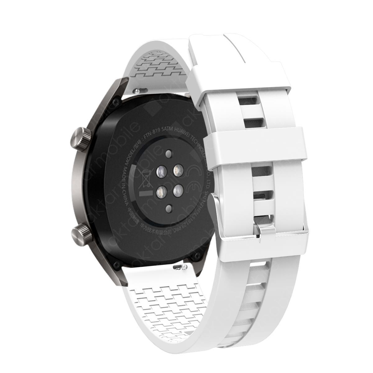 Xiaomi Mi Watch Color Uyumlu Silikon Kordon Spor Tasarım Premium Spor Kayış