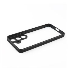 Galaxy S24 Plus uyumlu Kılıf Kamera Lens Korumalı Kenarları Silikon Arkası Sert Şeffaf Kapak