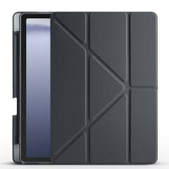 Galaxy Tab A9 8.7'' uyumlu Kılıf Kalem Bölmeli Standlı Uyku Modlu Kapaklı Tablet Kılıfı