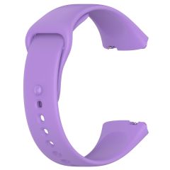 Xiaomi Redmi Watch 3 Active Silikon Kordon Tam Uyumlu Pim Tasarımı Spor Kayış Özel Üretim Lila
