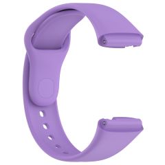 Xiaomi Redmi Watch 3 Active Silikon Kordon Tam Uyumlu Pim Tasarımı Spor Kayış Özel Üretim Lila