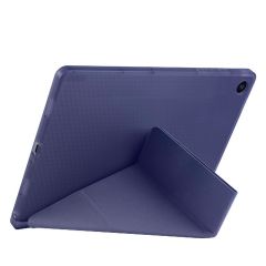 Galaxy Tab A9 8.7'' uyumlu Kılıf Kalem Bölmeli Standlı Uyku Modlu Kapaklı Tablet Kılıfı Lacivert