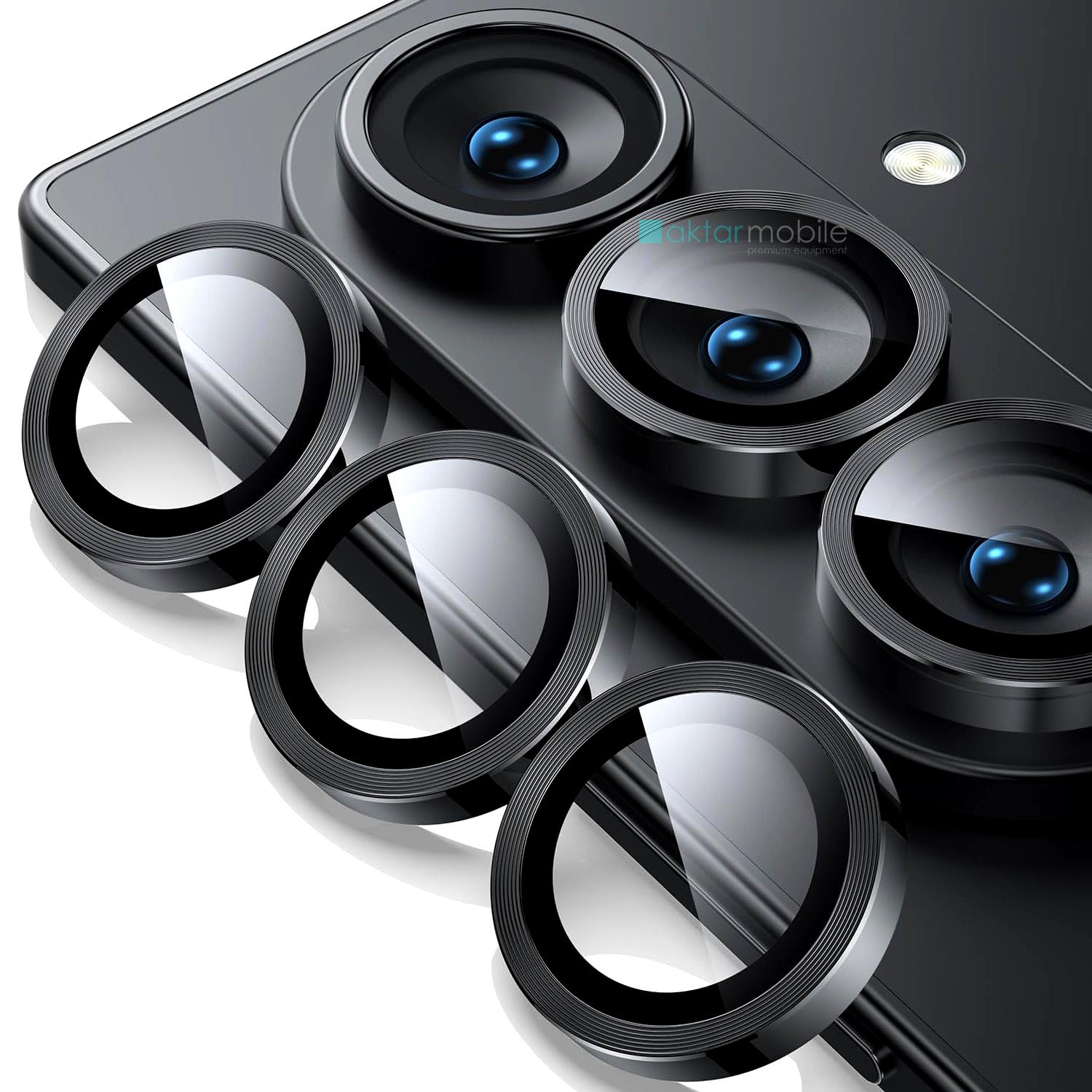 Galaxy Z Fold 7 uyumlu Kamera Lens Koruyucu Temperli Cam Tam Koruma