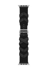 Apple Watch 10 42 mm Uyumlu Kumaş Örgü Kordon Hermes Bridon Üç Boyutlu Tasarım Kayış