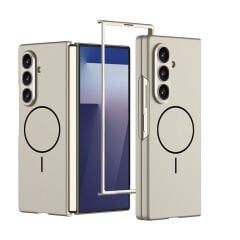 Galaxy Z Fold 7 uyumlu Kılıf Kamera Korumalı Premium MagSafe Kapak Mat Tasarım İnce Yapılı