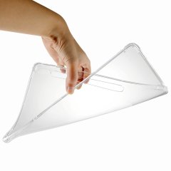 Samsung Galaxy Tab S8+ Plus 12.4'' uyumlu Kılıf Anti Shock Darbe Emici Silikon Esnek TPU Kapak