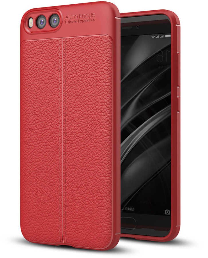 Xiaomi Mi 6 Kılıf Zore Niss Silikon Kapak Kırmızı