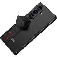 Galaxy Z Fold 7 uyumlu Kılıf Cam Ekran Koruyuculu Standlı Premium Kapak Mat Tasarım