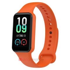 Amazfit Band 7 Silikon Kordon Premium Spor Kayış Tam Uyumlu Yumuşak Doku
