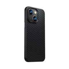Apple iPhone 14 Plus Kılıf Karbon Fiber Benks Civilian Aramid Protective Kapak Siyah