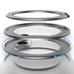 Galaxy Z Fold 7 uyumlu MagSafe Kılıf Standlı Kamera Korumalı Premium Kapak Mat Tasarım