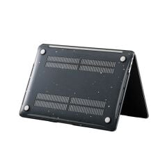 MacBook Air 13 M1 2021 Kılıf Koruyucu Kapak 13.3'' A2337 Uyumlu Parıltılı Tasarım Hava Kanallı