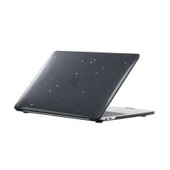 MacBook Pro 16 2021 Kılıf Koruyucu Kapak 16.2'' A2485 Uyumlu Parıltılı Yaldızlı Tasarım Hava Kanallı