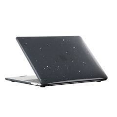 MacBook Pro 16 2021 Kılıf Koruyucu Kapak 16.2'' A2485 Uyumlu Parıltılı Yaldızlı Tasarım Hava Kanallı