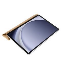 Galaxy Tab A9 8.7'' uyumlu Kapaklı Kılıf Standlı Flip Smart Akıllı Kapak Uyku Modlu Tablet Kılıfı Gold