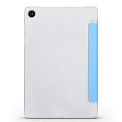 Galaxy Tab A9 8.7'' uyumlu Kapaklı Kılıf Standlı Flip Smart Akıllı Kapak Uyku Modlu Tablet Kılıfı Mavi