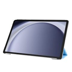 Galaxy Tab A9 8.7'' uyumlu Kapaklı Kılıf Standlı Flip Smart Akıllı Kapak Uyku Modlu Tablet Kılıfı Mavi