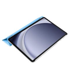 Galaxy Tab A9 8.7'' uyumlu Kapaklı Kılıf Standlı Flip Smart Akıllı Kapak Uyku Modlu Tablet Kılıfı Mavi