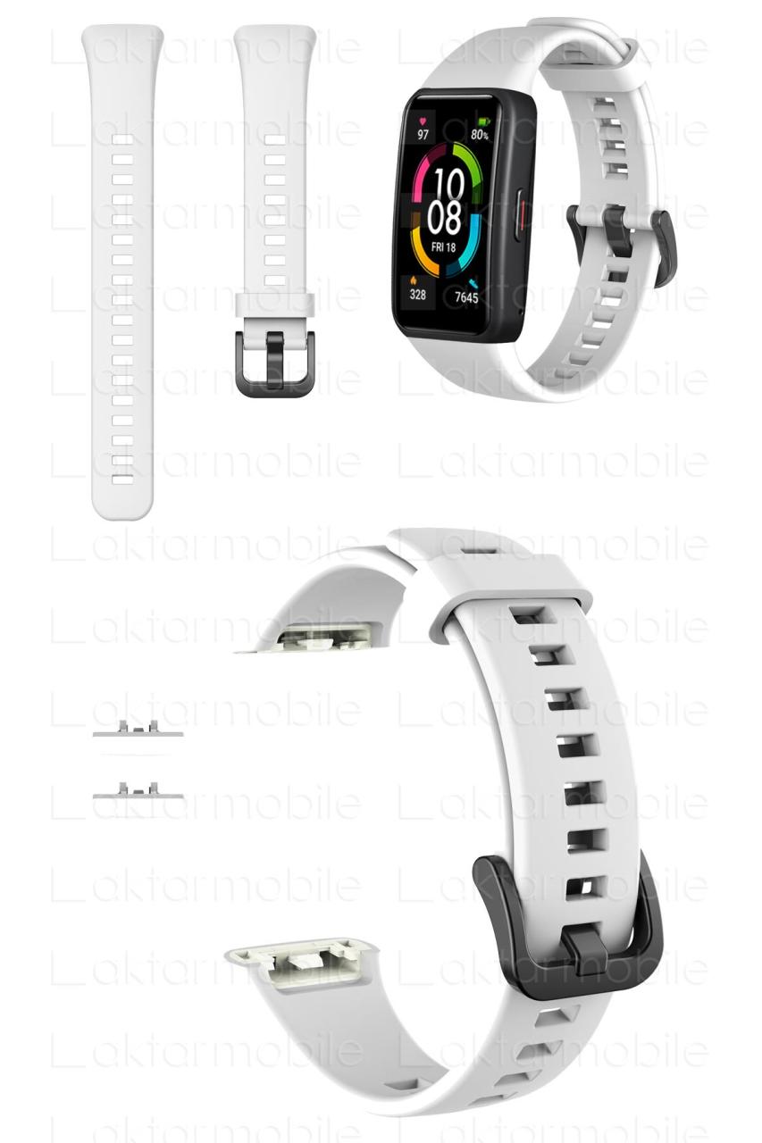 Huawei Band 6 Silikon Kordon Premium Spor Kayış - Tam Uyumlu Pim Tasarımı - 14 Renk