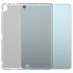 iPad Air 13 M2 2024 Uyumlu Şeffaf Silikon Kılıf Esnek TPU Kapak Arkası Buzlu Tablet Kılıfı