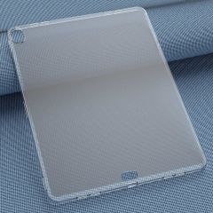 iPad Air 13 M2 2024 Uyumlu Şeffaf Silikon Kılıf Esnek TPU Kapak Arkası Buzlu Tablet Kılıfı