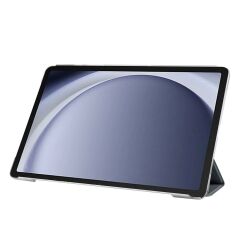 Galaxy Tab A9 8.7'' uyumlu Kapaklı Kılıf Standlı Flip Smart Akıllı Kapak Uyku Modlu Tablet Kılıfı Siyah