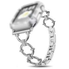 Apple Watch 8 45 mm uyumlu Metal Kordon Şık Tasarım Luxury Style Kayış