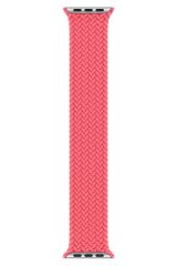 Apple Watch 42 / 44 mm uyumlu Örgü Solo Loop Kordon Medium (14,7 cm) Kayış  - Series SE/6/5/4/3/2/1 Pembe